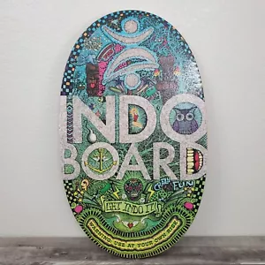 Original Indo Board Doodle Balance Trainer Fitness Holz Deck nur 30" x 18" - Bild 1 von 10