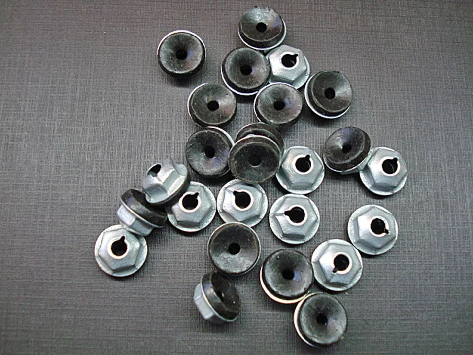 10 pcs 10-32 moulding clip sealer nuts Cadillac Buick Chevy Pontiac  Oldsmobile - Image 1 of 1