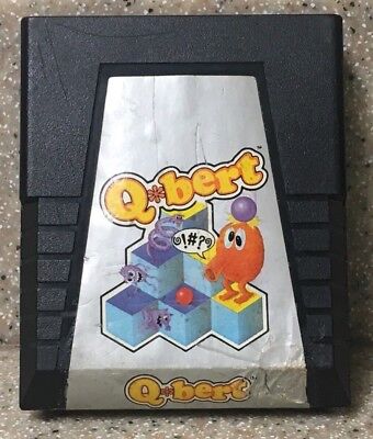 Vintage Parker Brothers 1983 Q-Bert (Q*bert) Game Cartridge Only Free Shipping