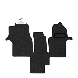Fits MAN TGE Motorhome 2017-Onwards Fully Tailored Van Floor Mats Black - Picture 1 of 24