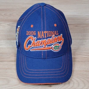 Florida Gators Zephyr Strapback Hat Cap Blue Orange 2006 NCAA National Champions - Picture 1 of 8