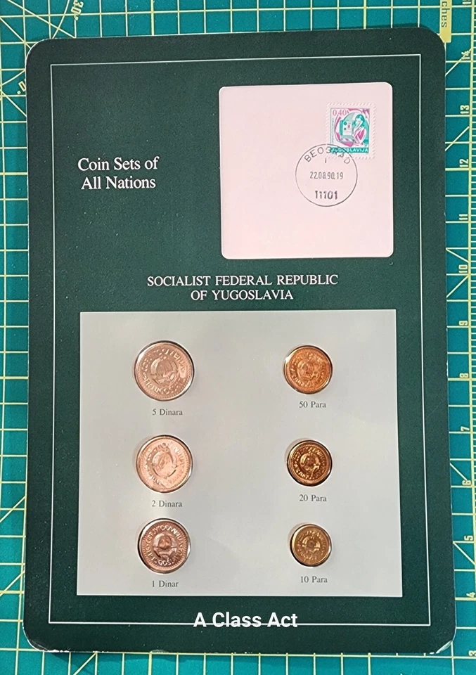 Coin Sets of All Nations Yugoslavia 1990 UNC SCARCE. Our T6859 - Image 1 of 4