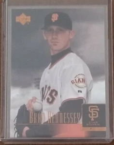2001 Upper Deck Prospect Premieren #40 Brad Hennessey SF Giants Baseballkarte  - Bild 1 von 2