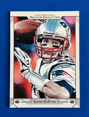 2014 Museum Collection Tom Brady Canvas Collection Reproduction Card #CC-TB - Image 1 of 2