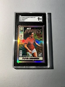 23 Panini Donruss FIFA Women's World Cup Tuva Hansen Net Marvels Pink /23 SGC 9 - Picture 1 of 2
