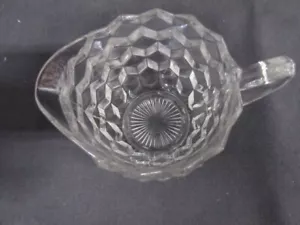 Fostoria American Clear Creamer in vetro alto 4", come nuovo - Foto 1 di 6