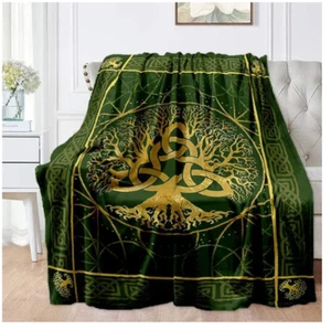 Celtic Tree Of Life Blanket 200 x 150CM Thick Blanket - Bild 1 von 4