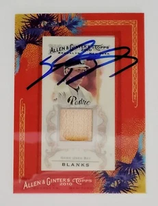 KYLE BLANKS Signed 2010 Allen & Ginter Mini Relic #AGR-KB San Diego Padres Card - Picture 1 of 3