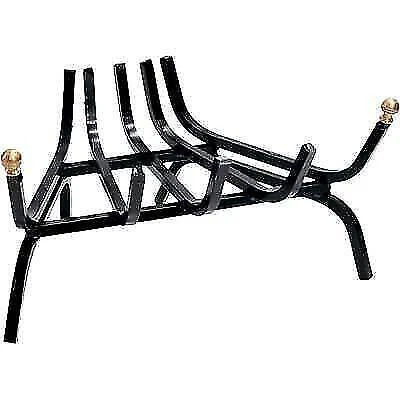 BRUCIALEGNA ANGOLARE X CAMINO FERRO BATTUTO + POMI OTTONE CM 40 PZ 1 - Immagine 1 di 1