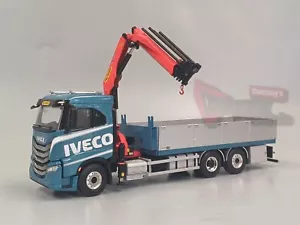 WSI - Iveco S Way AS Pritschen LKW mit Palfingerkran PK 24.001 SLD 5 Neu Bauma - Bild 1 von 4