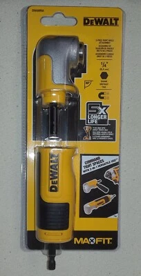 Nuevo accesorio de ángulo recto DeWalt MAXFIT 2 piezas nuevo en paquete, vástago de 1/4". Modelo # DWAMRA Foto 1 de 4