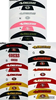 49ers Full Size SpeedFlex 3D Helmet Bumpers