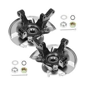 Front Steering Knuckles & Wheel Bearing Hub Assembly Driver and Passenger Sid... - Picture 1 of 7
