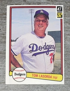 Tom Lasorda 1982 Donruss Dodgers #110 *G784* - Picture 1 of 2