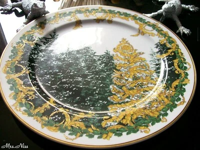 Rosenthal Versace Christmas A Winter's Night 2017 Platz/-Wandteller 30 cm *NEU* - Bild 1 von 4