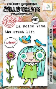 AALL And Create A7 Photopolymer Clear Stamp Set-La Dolce Vita (Pack of 1) - Picture 1 of 1