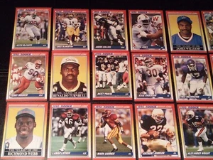 NFL ROOKIE CARD COLLECTION SCORE 1990 Football Rookies 61 Card Lot Near Mint - Picture 1 of 5