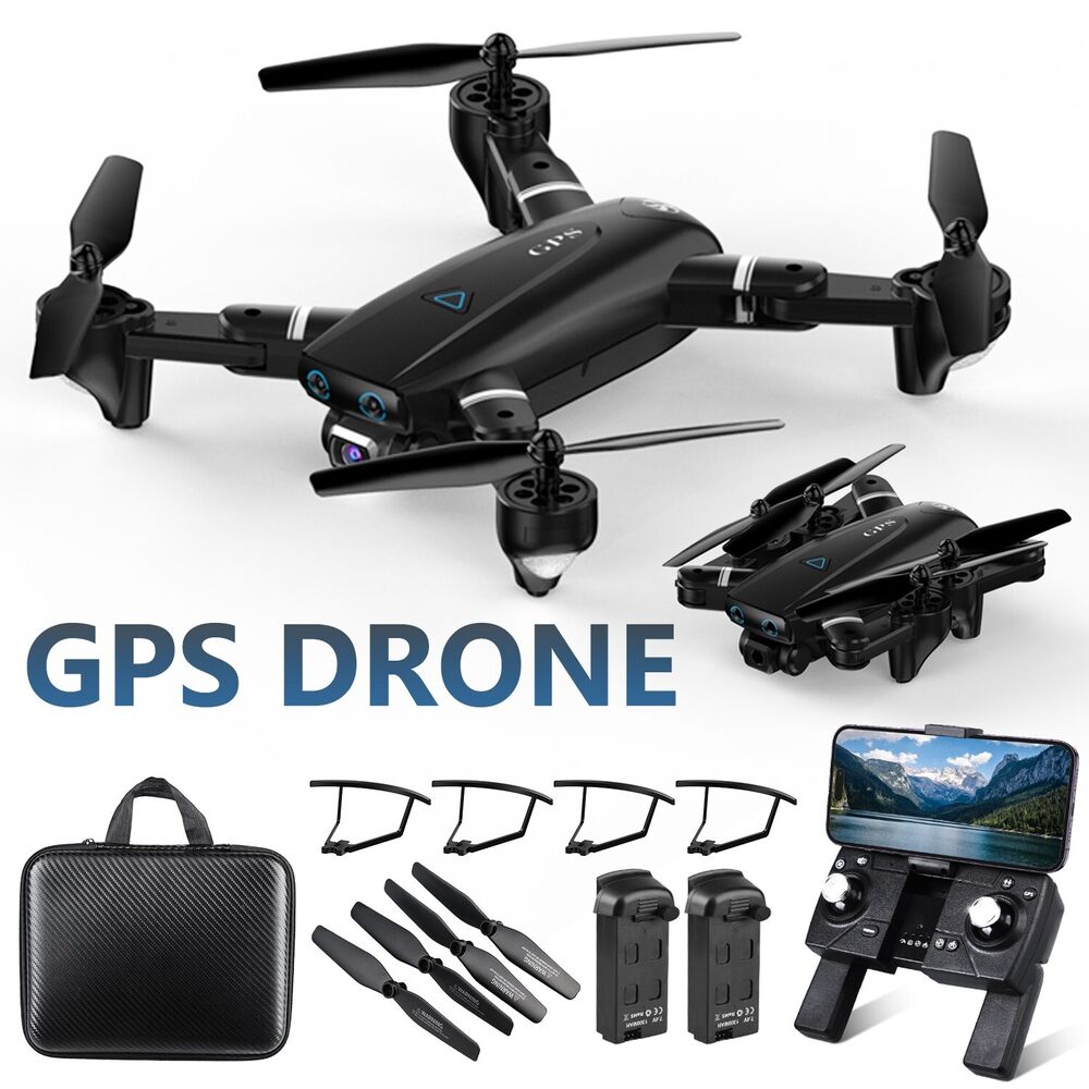 4K GPS Drone 5G Transmission Foldable Quadcopter Adult Beginner with 2 Batteries