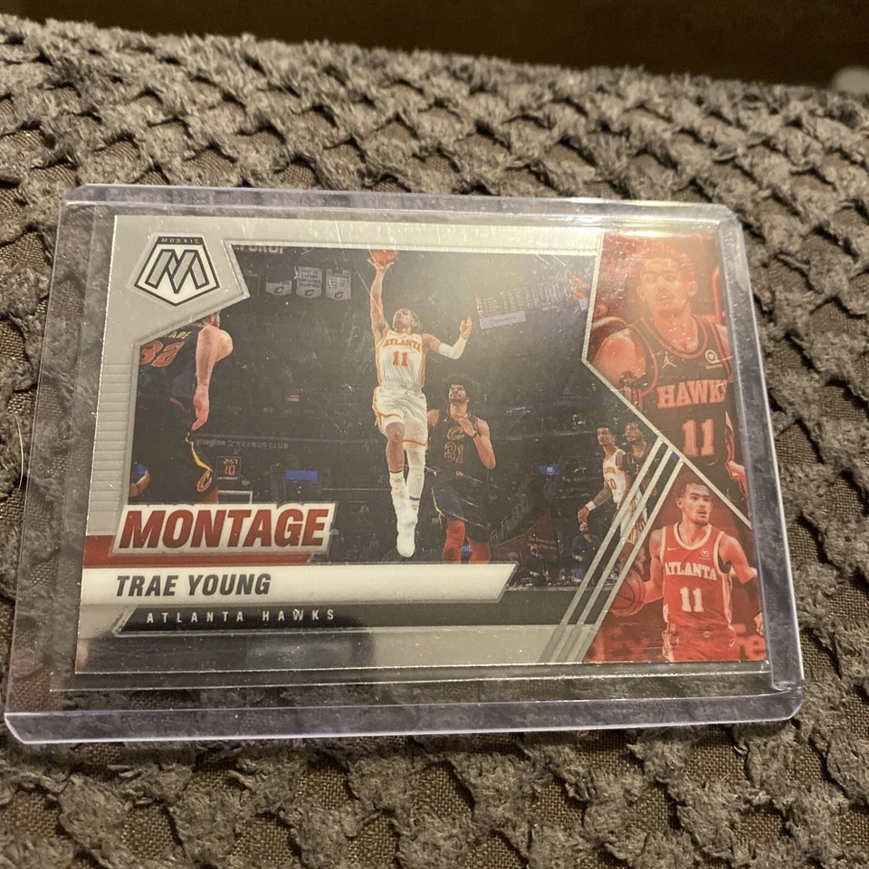 2020-21 Panini MOSAIC "TRAE YOUNG" #29 MONTAGE Insert Card! Atlanta HAWKS! 🔥 - Image 1 of 1
