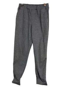 Uniqlo Kids Pants Boys 11 Joggers Gray Stretch Lightweight Polyester - Picture 1 of 3
