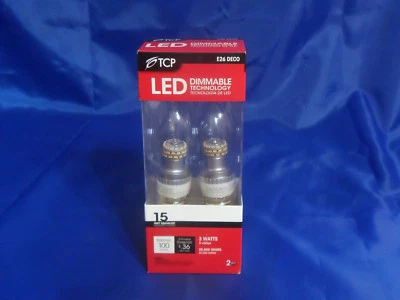 TCP E26 DECO Dimmable LED Technology 3 Watts #RLDT3W30K2 - Image 1 of 4