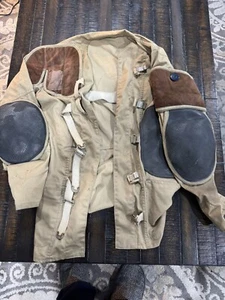 VTG 10X Hunting Shooting Jacket ,Elbow Pads Buckle Front With Vintage Patches - Picture 1 of 8