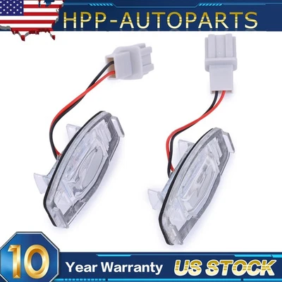 Luz de matrícula LED blanca de 2 piezas para Honda Accord 2003-17 sedán de 4 puertas 6000 k Foto 1 de 4