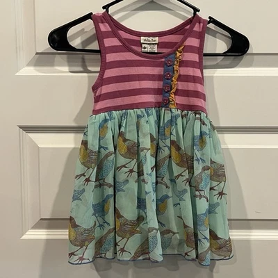 Matilda Jane Girl’s Fly Away With Me Sara Top /Tunic - Birds Size 6 - Image 1 of 3