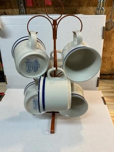 6 Piece Elegance Collection Coffee Mug Set Used - Picture 1 of 3