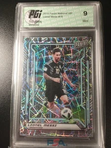Lionel Messi 2019 Panini National VIP #78# PGI 9 - Imagen 1 de 4
