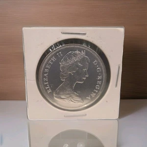 1965 Canada Prooflike Silver Dollar - Elizabeth II - Voyageur $1 - 80% Silver - Picture 1 of 2