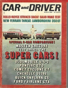 1966 Chevelle SS396, GTO, 442 Cyclone GS Fairlane more in vintage Car and Driver - Picture 1 of 2