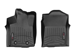 WeatherTech FloorLiner for 2016-2017 Toyota Tacoma - 1st Row, Black - Picture 1 of 9