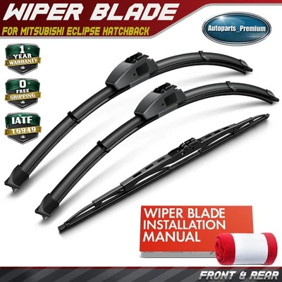 Limpiaparabrisas 3 piezas 24" y 22" y 19" para Mitsubishi Eclipse Hatchback Foto 1 de 4