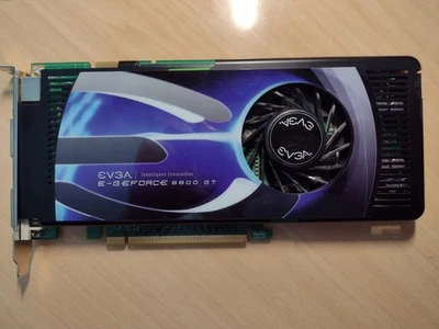 EVGA E-GeForce 8800 GT 512MB DDR3 PCI-E S-Video DVI Graphics Card 512-P3-N801-AR - Image 1 of 2