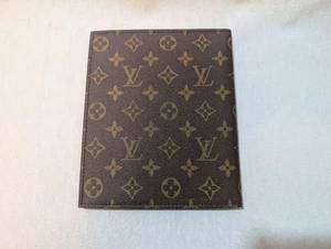 Louis Vuitton Agenda Bureau Notebook Planner Cover Lv Logo Brown Accessories - Picture 1 of 6