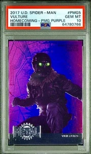 POP 7 PSA 10 Vulture 2017 Spider-Man Homecoming Precious Metal Gems Purple PMG - Picture 1 of 3