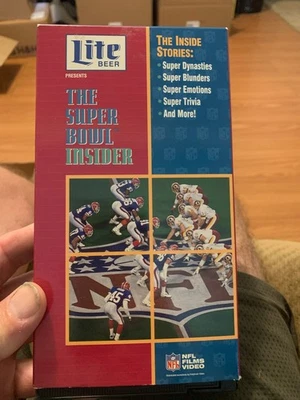 Miller Lite Beer Presents The Super Bowl Insider VHS Video Tape - NEW, SEALED — 第 1/3 张图片