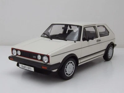VW Golf 1 GTI Pirelli 1982 Bianco Modellino 1:18 Welly - Immagine 1 di 4