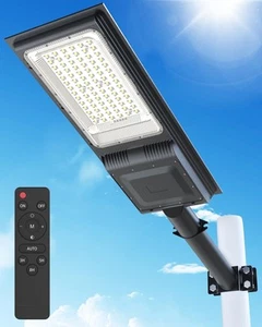 Solar Flood Lights Outdoor - IP65 Waterproof Security Led Light with Remote - Picture 1 of 7