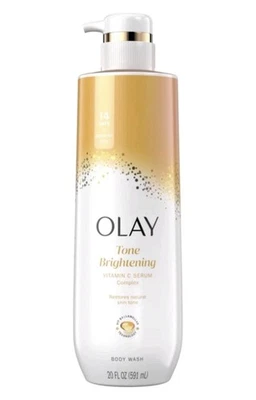 Olay Tone Brightening Body Wash Vitamin C and BHA Serum Complex-591ml