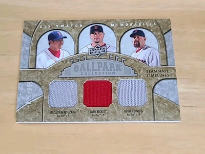 Colección Ballpark 2009/200 reliquias Daisuke Matsuzaka Beckett Youkilis #321 $$$ Foto 1 de 2