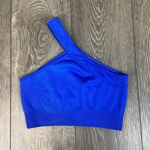 Royal Blue Cross Workout Top Stretch Women’s Tank Top - Picture 1 of 3