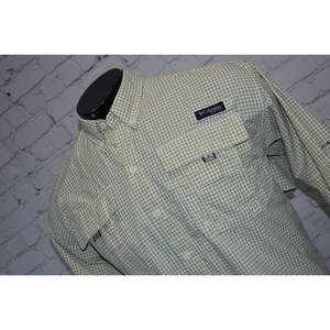 Columbia PFG Performance Fishing Gear Shirt Super Bahama Nylon Mens Size Medium - Picture 1 of 8