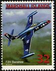 US Navy McDONNELL F2H BANSHEE Carrier Jet Fighter Aircraft Airplane Mint Stamp