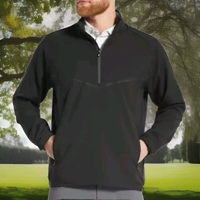 Footjoy Tempo Series Zephyr Half Zip Windshirt Sz M - Image 1 of 4