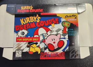Kirby’s Dream Course "For Display Only" Box (Super Nintendo SNES, 1995) No Game - Picture 1 of 2