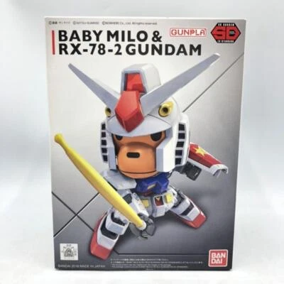 SD Gundam Baby Milo & RX-78-2 SD EX-STANDARD]A BATHING APE model kit gunpla - Image 1 of 4