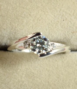 2.54 Ct Round Cut White Diamond Solitaire Certified Women Ring Gift For Partner - Picture 1 of 10