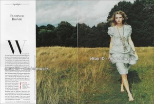 Taylor Swift 2-seitiger Artikel "Platinum Blonde" Vanity Fair USA Januar 2009 - Bild 1 von 1